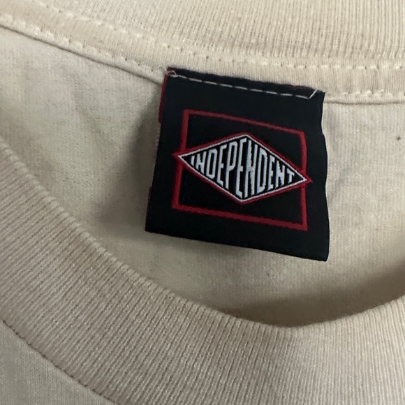 Independent men Cream Short Sleeve Graphic Tee - Picture 2 of 8